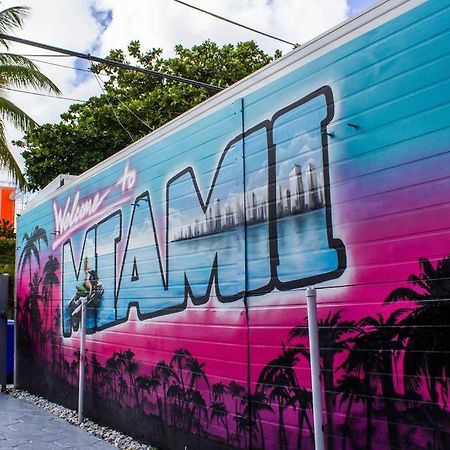 Unique Miami Art Escape W/ Hottub, Arcade & Murals Exteriör bild